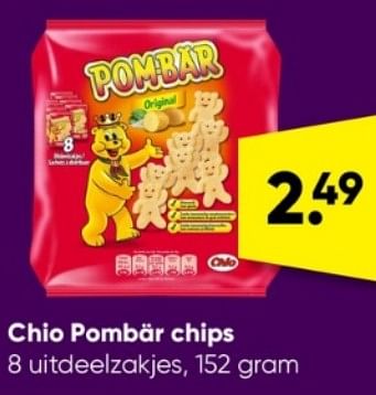 Promoties Chio pombdr chips - Chio - Geldig van 30/01/2023 tot 12/02/2023 bij Big Bazar