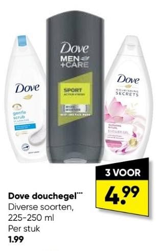 Promoties Dove douchegel - Dove - Geldig van 30/01/2023 tot 12/02/2023 bij Big Bazar