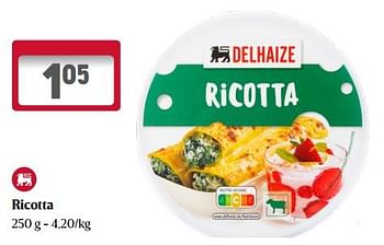 Promoties Ricotta - Huismerk - Delhaize - Geldig van 02/02/2023 tot 08/02/2023 bij Delhaize