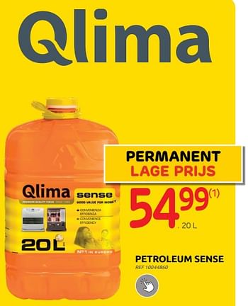 Promoties Petroleum sense - Qlima  - Geldig van 01/02/2023 tot 13/02/2023 bij Brico