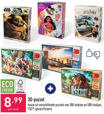 Promoties 3d-puzzel - Huismerk - Aldi - Geldig van 11/02/2023 tot 17/02/2023 bij Aldi