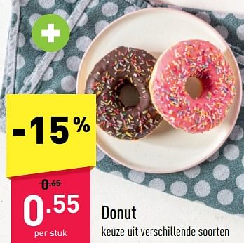 Promoties Donut - Huismerk - Aldi - Geldig van 06/02/2023 tot 11/02/2023 bij Aldi
