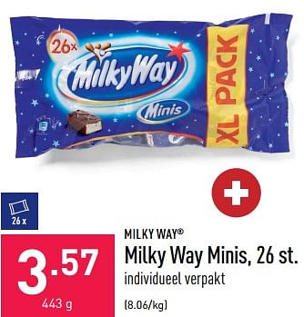 Promoties Milky way minis - Milky Way - Geldig van 10/02/2023 tot 17/02/2023 bij Aldi
