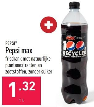 Promotions Pepsi max - Pepsi - Valide de 10/02/2023 à 17/02/2023 chez Aldi