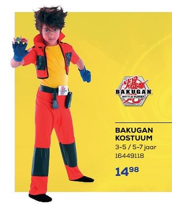 Promoties Bakugan kostuum - Bakugan - Geldig van 30/01/2023 tot 24/02/2023 bij Supra Bazar