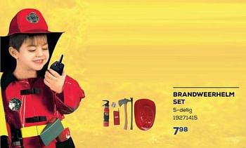 Promoties Brandweerhelm set - Huismerk - Supra Bazar - Geldig van 30/01/2023 tot 24/02/2023 bij Supra Bazar