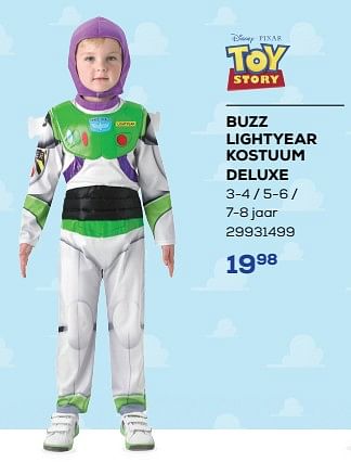 Promoties Buzz lightyear kostuum deluxe - Disney - Geldig van 30/01/2023 tot 24/02/2023 bij Supra Bazar