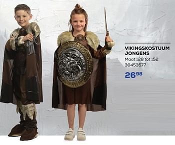 Promoties Vikingskostuum jongens - Huismerk - Supra Bazar - Geldig van 30/01/2023 tot 24/02/2023 bij Supra Bazar