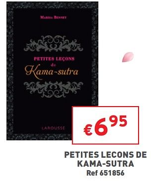 Promotions Petites lecons de kama-sutra - Produit maison - Trafic  - Valide de 01/02/2023 à 06/02/2023 chez Trafic