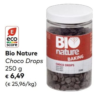 Promoties Bio nature choco drops - Bio Nature - Geldig van 01/02/2023 tot 28/02/2023 bij Bioplanet
