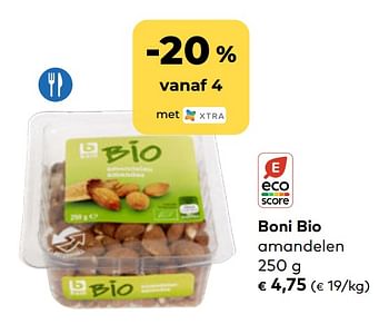Promoties Boni bio amandelen - Boni - Geldig van 01/02/2023 tot 28/02/2023 bij Bioplanet