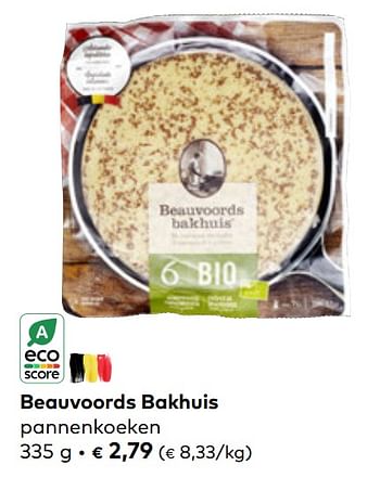Promoties Beauvoords bakhuis pannenkoeken - Beauvoords Bakhuis - Geldig van 01/02/2023 tot 28/02/2023 bij Bioplanet
