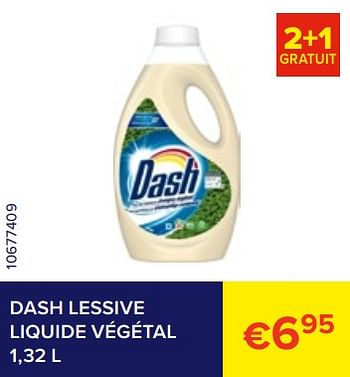 Promotions Dash lessive liquide végétal - Dash - Valide de 01/02/2023 à 28/02/2023 chez Euro Shop