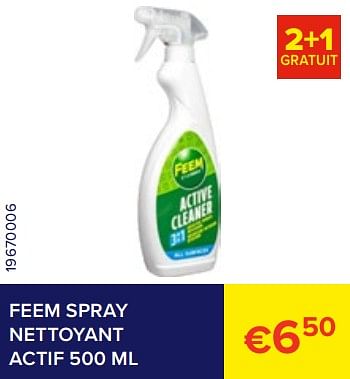 Promoties Feem spray nettoyant actif - Feem - Geldig van 01/02/2023 tot 28/02/2023 bij Euro Shop