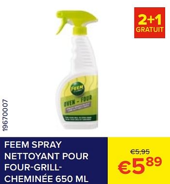 Promotions Feem spray nettoyant pour four-grillcheminée - Feem - Valide de 01/02/2023 à 28/02/2023 chez Euro Shop