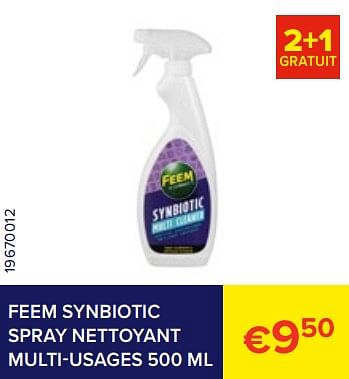Promotions Feem synbiotic spray nettoyant multi-usages - Feem - Valide de 01/02/2023 à 28/02/2023 chez Euro Shop