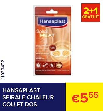 Promotions Hansaplast spirale chaleur cou et dos - Hansaplast - Valide de 01/02/2023 à 28/02/2023 chez Euro Shop