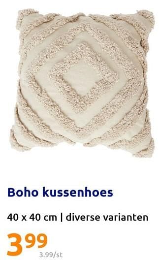 Promoties Boho kussenhoes - Huismerk - Action - Geldig van 01/02/2023 tot 07/02/2023 bij Action