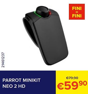 Promotions Parrot minikit neo 2 hd - Parrot - Valide de 01/02/2023 à 28/02/2023 chez Euro Shop