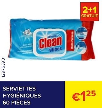 Promotions Serviettes hygiéniques - At Home - Valide de 01/02/2023 à 28/02/2023 chez Euro Shop