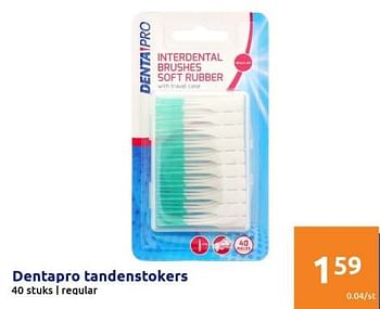Promoties Dentapro tandenstokers - Dentapro - Geldig van 01/02/2023 tot 07/02/2023 bij Action
