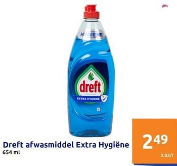 Promoties Dreft afwasmiddel extra hygiëne - Dreft - Geldig van 01/02/2023 tot 07/02/2023 bij Action