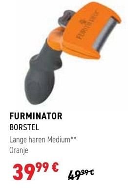 Promoties Furminator borstel - Furminator - Geldig van 01/02/2023 tot 12/02/2023 bij Tom&Co