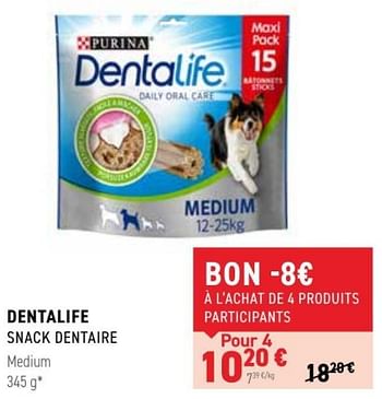 Promotions Dentalife snack dentaire - Purina one - Valide de 01/02/2023 à 12/02/2023 chez Tom&Co