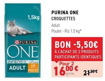 Promotions Purina one croquettes - Purina one - Valide de 01/02/2023 à 12/02/2023 chez Tom&Co