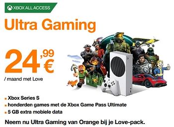 Promoties Xbox ultra gaming - Microsoft - Geldig van 02/02/2023 tot 21/02/2023 bij Orange