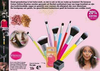 Promoties Make-up sponge - Benecos - Geldig van 01/02/2023 tot 18/02/2023 bij De Online Drogist