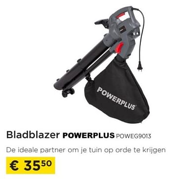 Promoties Bladblazer powerplus poweg9013 - Powerplus - Geldig van 01/02/2023 tot 28/02/2023 bij Molecule