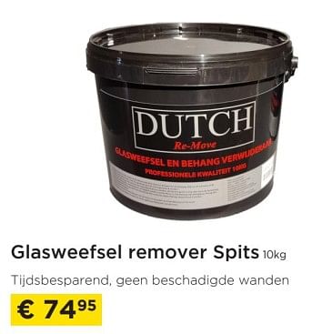 Promoties Glasweefsel remover spits - Dutch Wallcoverings - Geldig van 01/02/2023 tot 28/02/2023 bij Molecule