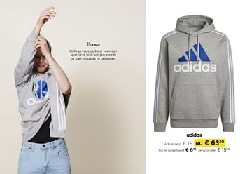 Promoties Adidas truien - Adidas - Geldig van 01/02/2023 tot 28/02/2023 bij Molecule