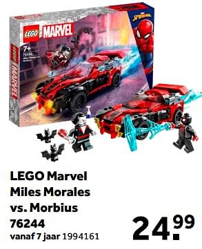 Promoties Lego marvel miles morales vs. morbius 76244 - Lego - Geldig van 01/02/2023 tot 28/02/2023 bij Intertoys