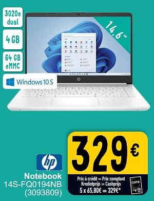 Ordinateur portable HP 15-fc0054nb