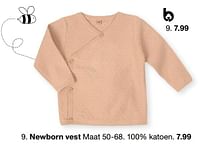 Newborn vest-Huismerk - Zeeman 