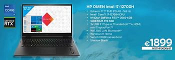 Promoties Hp omen intel i7-12700h - HP - Geldig van 01/02/2023 tot 28/02/2023 bij Compudeals