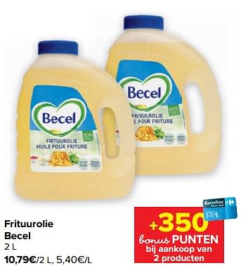 Promotions Frituurolie becel - Becel - Valide de 08/02/2023 à 20/02/2023 chez Carrefour