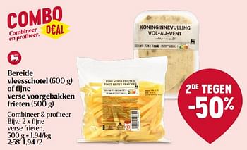Promoties Fijne verse frieten - Huismerk - Delhaize - Geldig van 09/02/2023 tot 15/02/2023 bij Delhaize