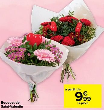 Produit maison - Carrefour Bouquet de saint-valentin - En promotion chez  Carrefour