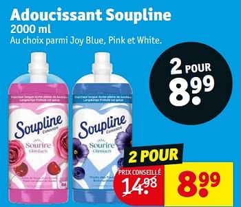 Promotions Adoucissant soupline - Soupline - Valide de 07/02/2023 à 12/02/2023 chez Kruidvat