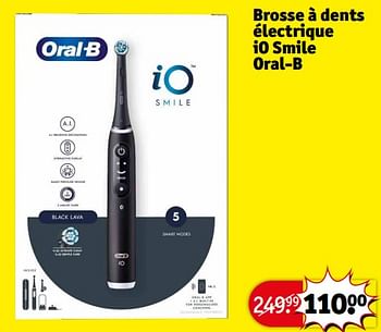 Promotions Brosse à dents électrique io smile oral-b - Oral-B - Valide de 07/02/2023 à 12/02/2023 chez Kruidvat