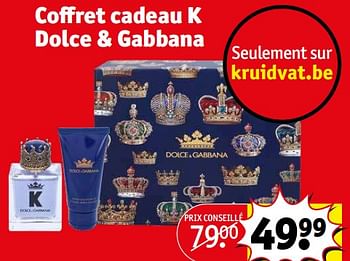 Promotions Coffret cadeau k dolce + gabbana - Dolce & Gabbana - Valide de 07/02/2023 à 12/02/2023 chez Kruidvat