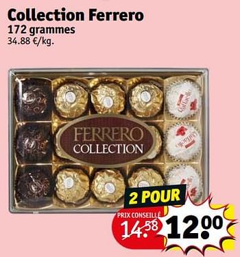 Promotions Collection ferrero - Ferrero - Valide de 07/02/2023 à 12/02/2023 chez Kruidvat