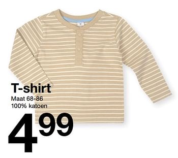 Promoties T-shirt - Huismerk - Zeeman  - Geldig van 15/01/2023 tot 30/06/2023 bij Zeeman