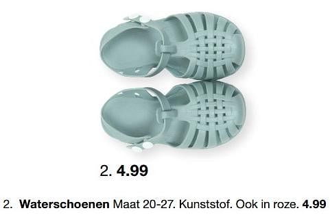 Huismerk Zeeman Waterschoenen Promotie bij Zeeman