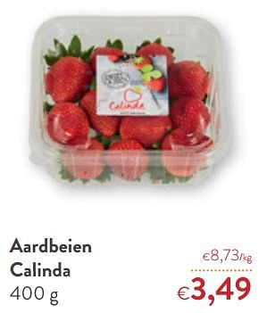 Promoties Aardbeien calinda - Calinda - Geldig van 08/02/2023 tot 21/02/2023 bij OKay
