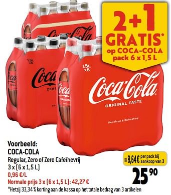 Promoties Coca-cola - Coca Cola - Geldig van 08/02/2023 tot 14/02/2023 bij Smatch