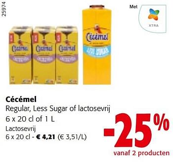 Promoties Cécémel lactosevrij - Cecemel - Geldig van 08/02/2023 tot 21/02/2023 bij Colruyt